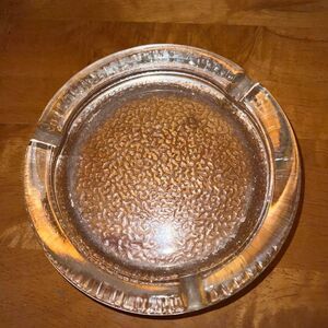 Vintage glass ashtray